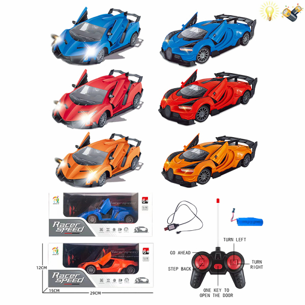 000137 Masina cu lumini 1:18 cu R/C