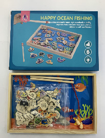 009056 Set pescuit din lemn