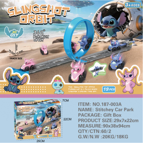 009030 Trasa cu catapulta 19pcs