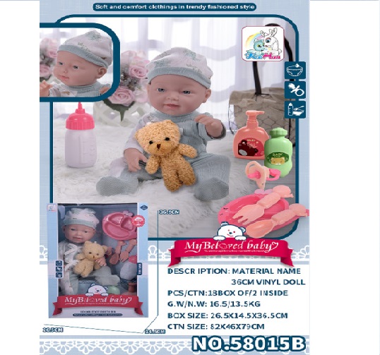 009170 Papusa vinil 36cm