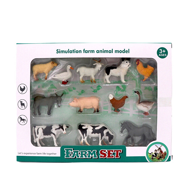 008200 Set animale domestice 12buc