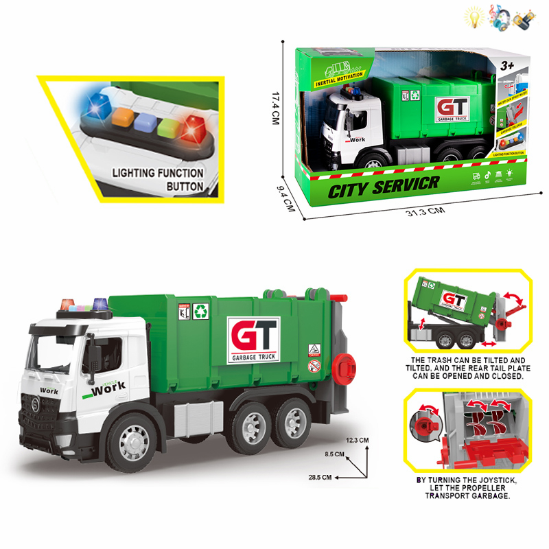 009848 Masina cu inertie cu muzica si lumina