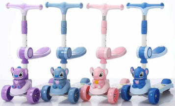 009782 Trotineta 2in1 cu muzica si lumina