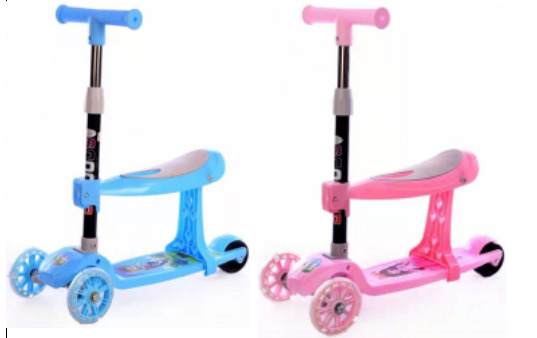 009787 Trotineta 2in1 cu lumina