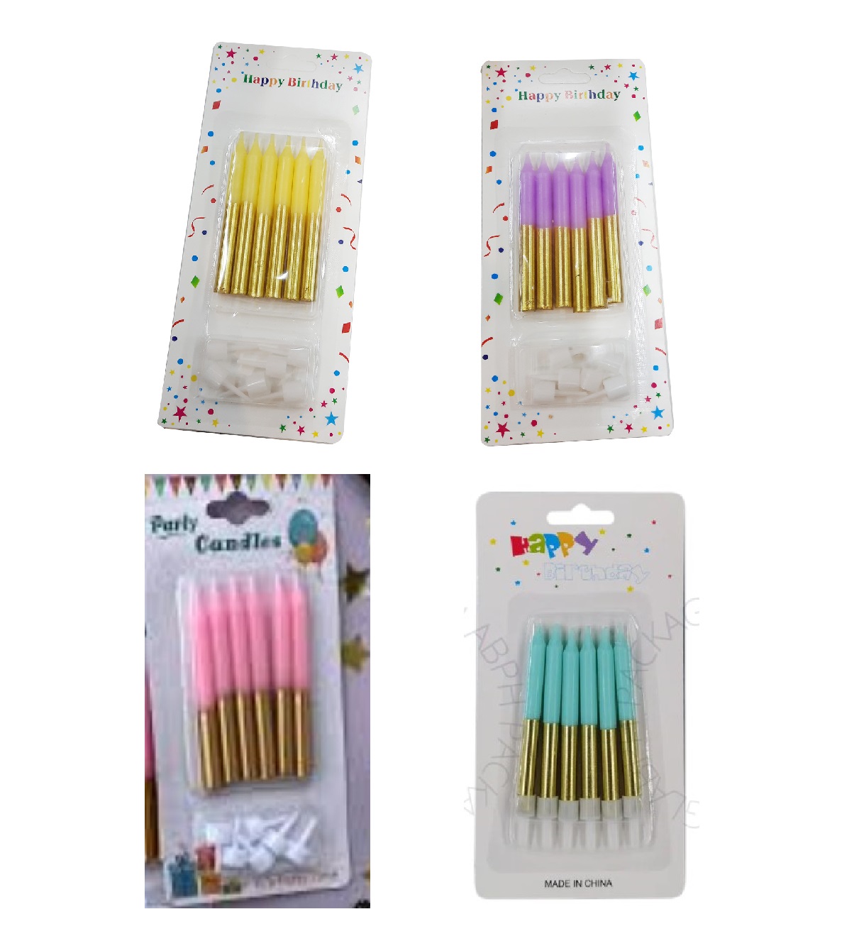 007513 Lumanari multicolor