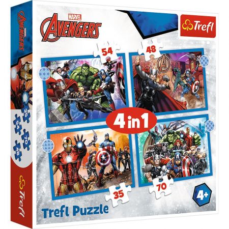 000761 Puzzle 4in1 "Avengers"
