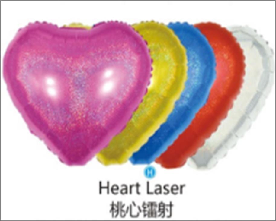 005350 Balon din folie Inimioara