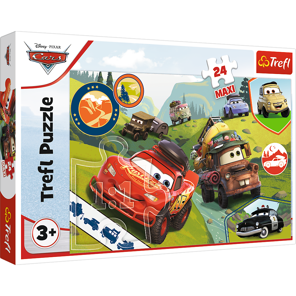 000753 Puzzle 24 Maxi"Cars"