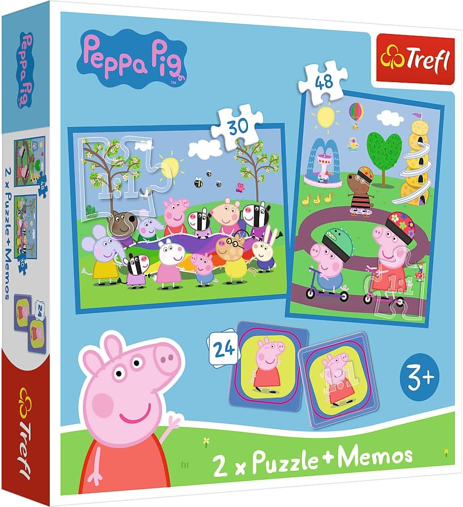 007898 Puzzle 2in1+Memos"Purcelusa Peppa"