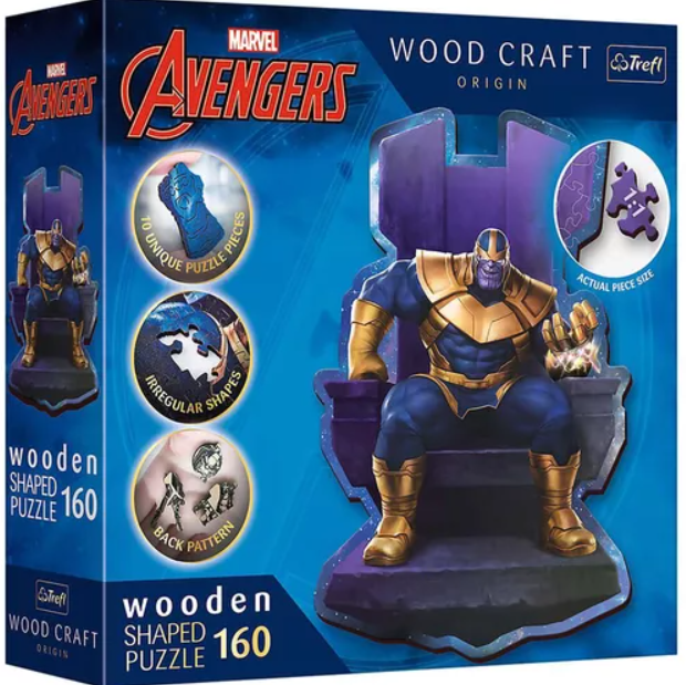 007819 Puzzle din lemn 160. "Thanos pe tron"