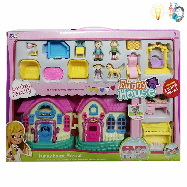 006560 Set casuta cu muzica si lumina