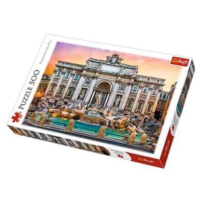 000812 Puzzle 500  "Havuzul din Trevi,Roma"