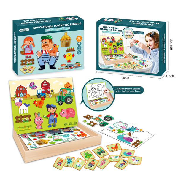 005597 Set puzzle magnetice