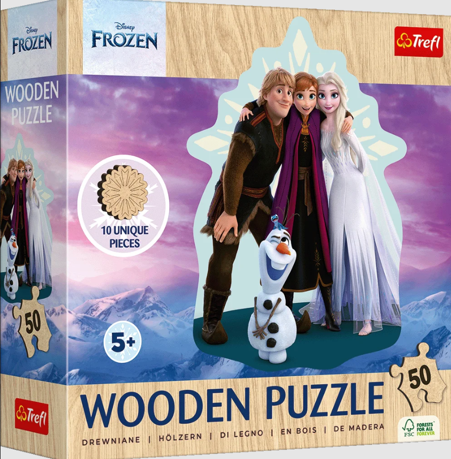007836 Puzzle din lemn 50 "Frozen"