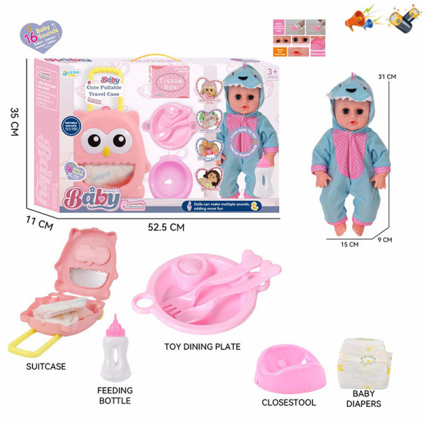 006316 Papusa cu accesorii cu sunete