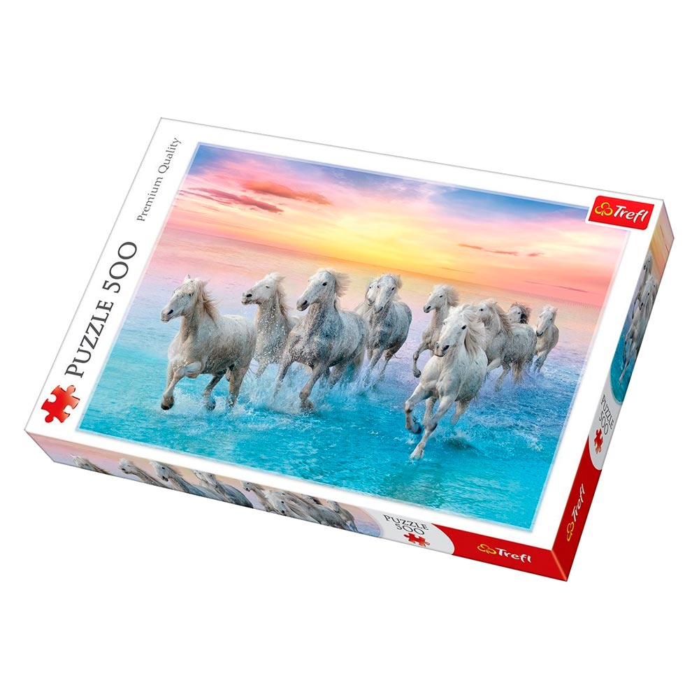 001802 Puzzle 500  "Caii albi "