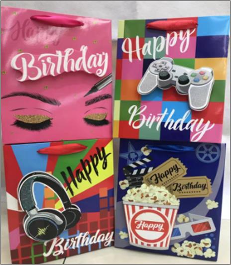 006102 Pachet cadou 3D 40*30.5*13cm (set 12 buc.)