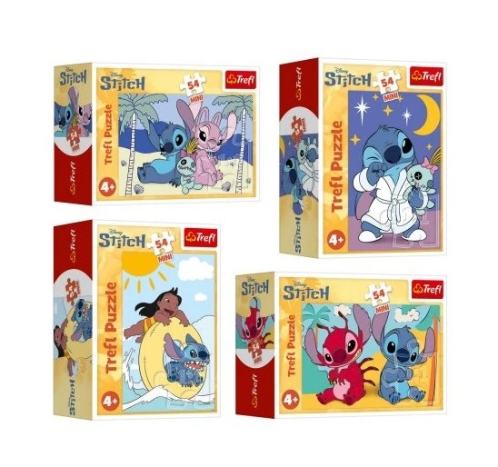 009258 Puzzle 54 mini "Stitch and his world"