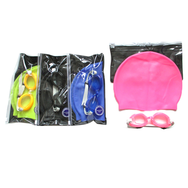 007078 Ochelari si casca pentru inot