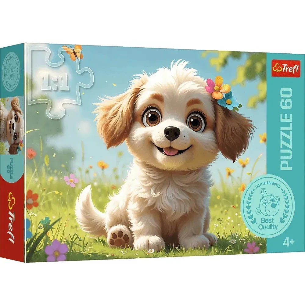 009291 Puzzle 60 "To be a puppy!"