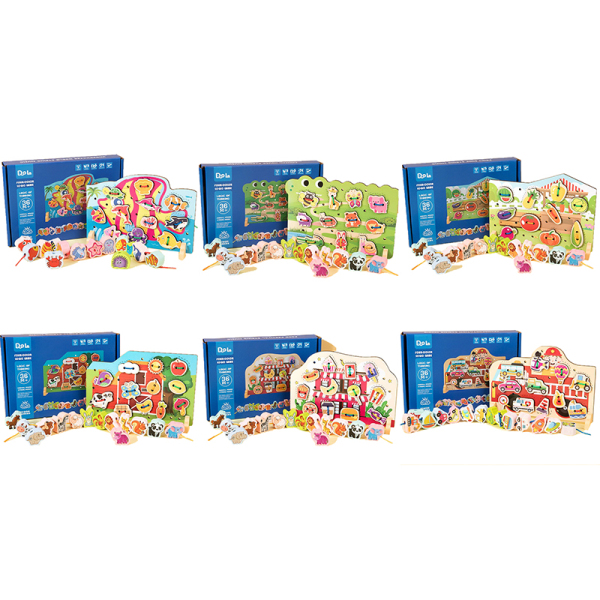 006944 Joc logic din lemn