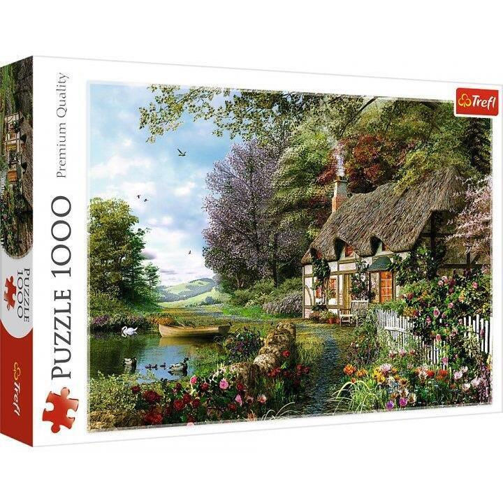 007757 Puzzle 1000 "Cabană confortabilă"