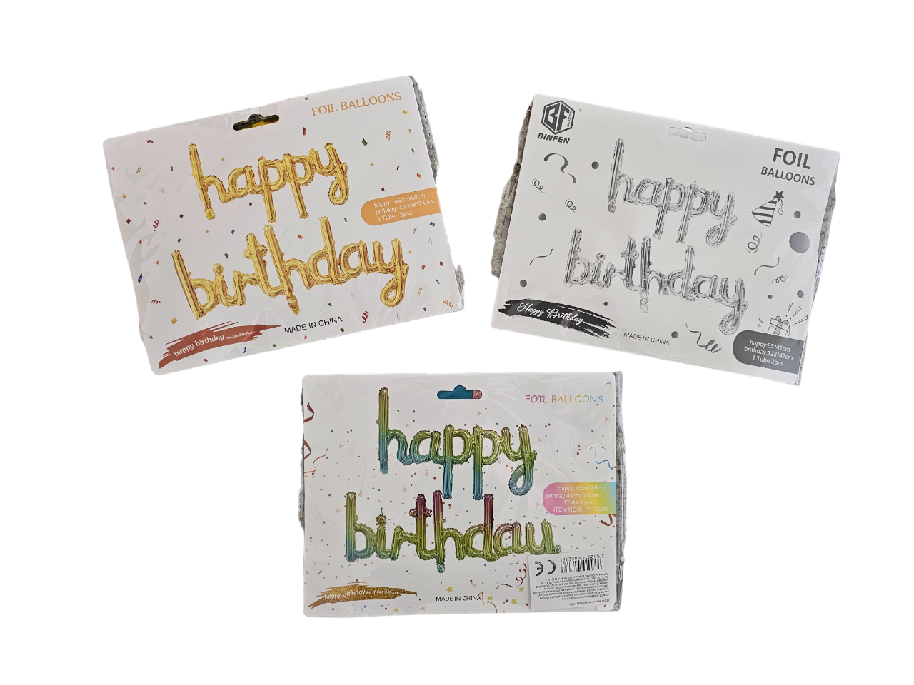 003513 Baloane Happy birthday din folii
