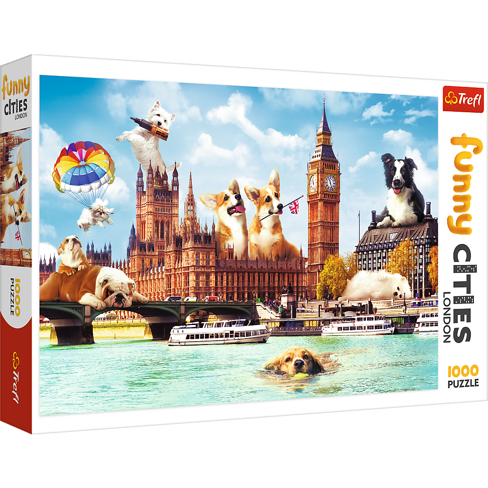 007768 Puzzle 1000 "Cainii in Londra"