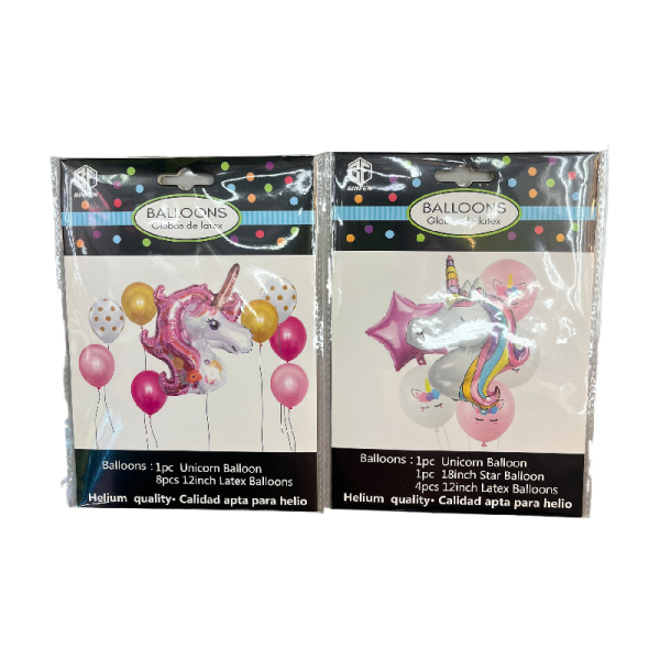 001919 Set baloane din folie - unicorn
