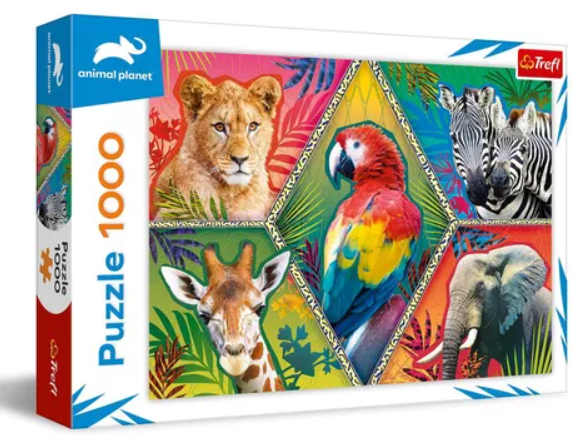 007777 Puzzle 1000 "Animale Exotice"