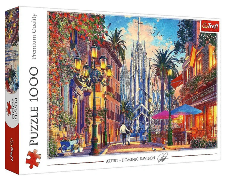 007801 Puzzle 1000 "Barcelona,Spania"