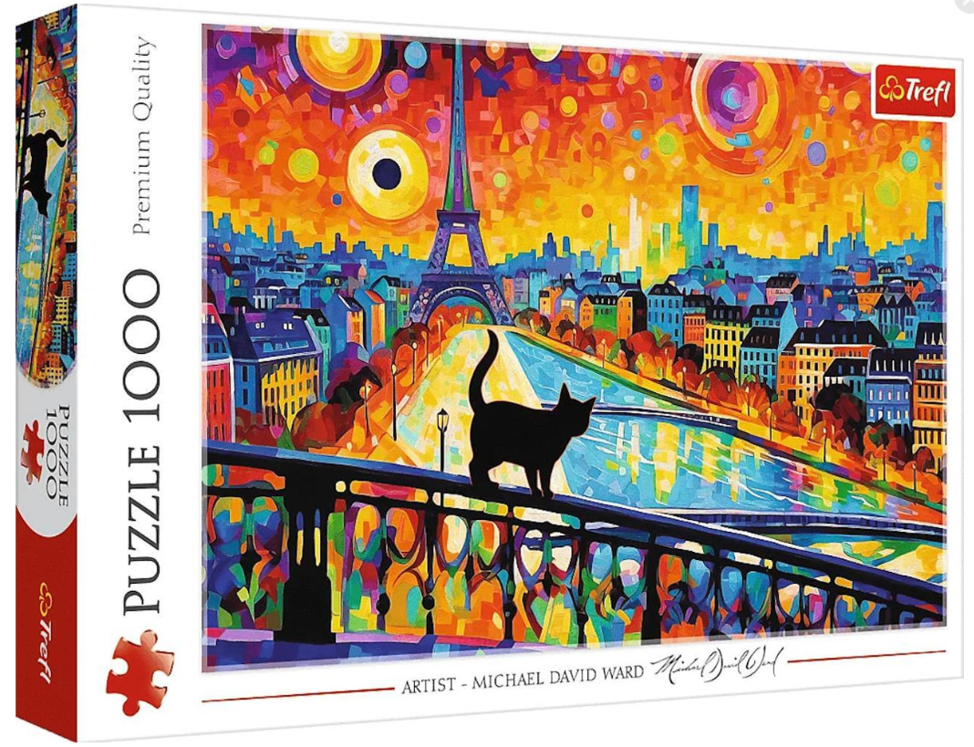 007803 Puzzle 1000 "Pisica in Paris"