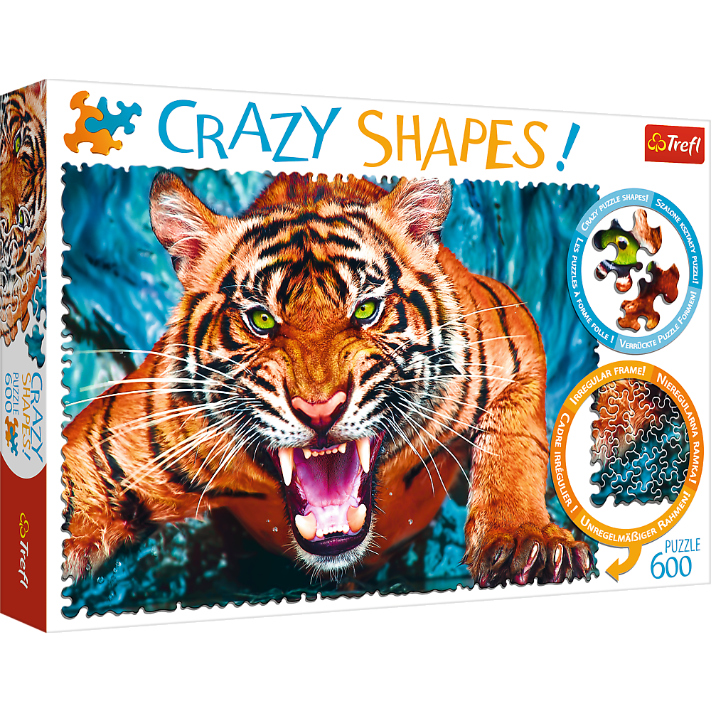007813 Puzzle 600 crazy shapes Tigru