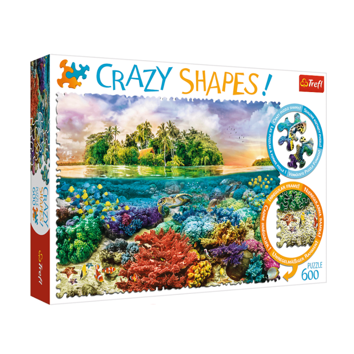 007815 Puzzle 600 crazy shapes Insula Tropicala