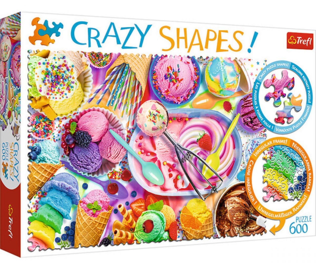 007816 Puzzle 600 crazy shapes Inghetata dulce