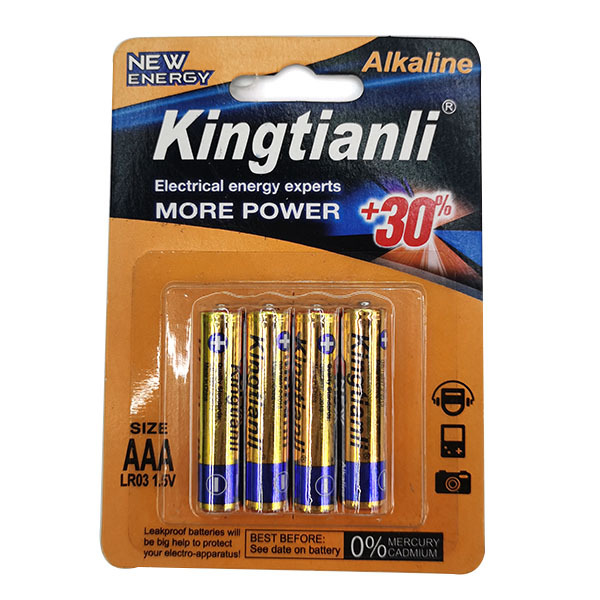 002781 Set baterii alcaline AAA (4buc)