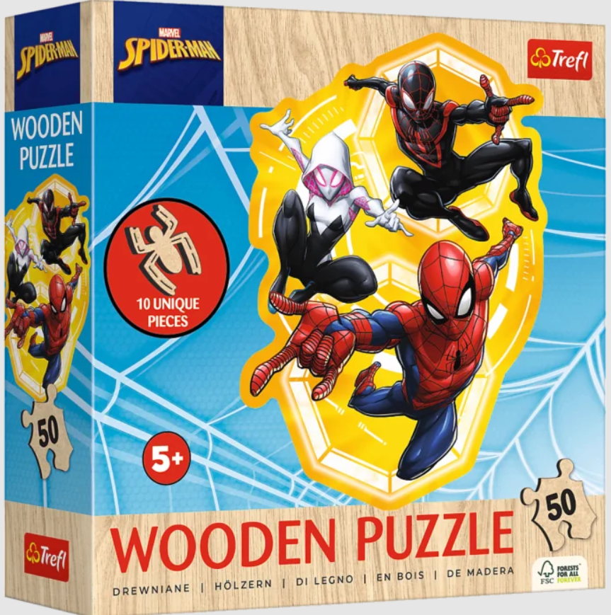007834 Puzzle din lemn 50 "Spiderman"