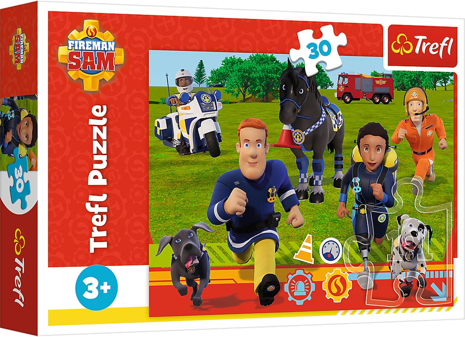 007851 Puzzle 30"Pompierul Sam"