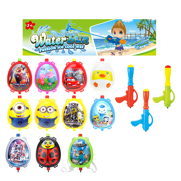 002768 Rucsac cu pistol de apa in asortiment