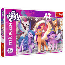 009254 Puzzle 24Maxi " A happy day of Ponies"