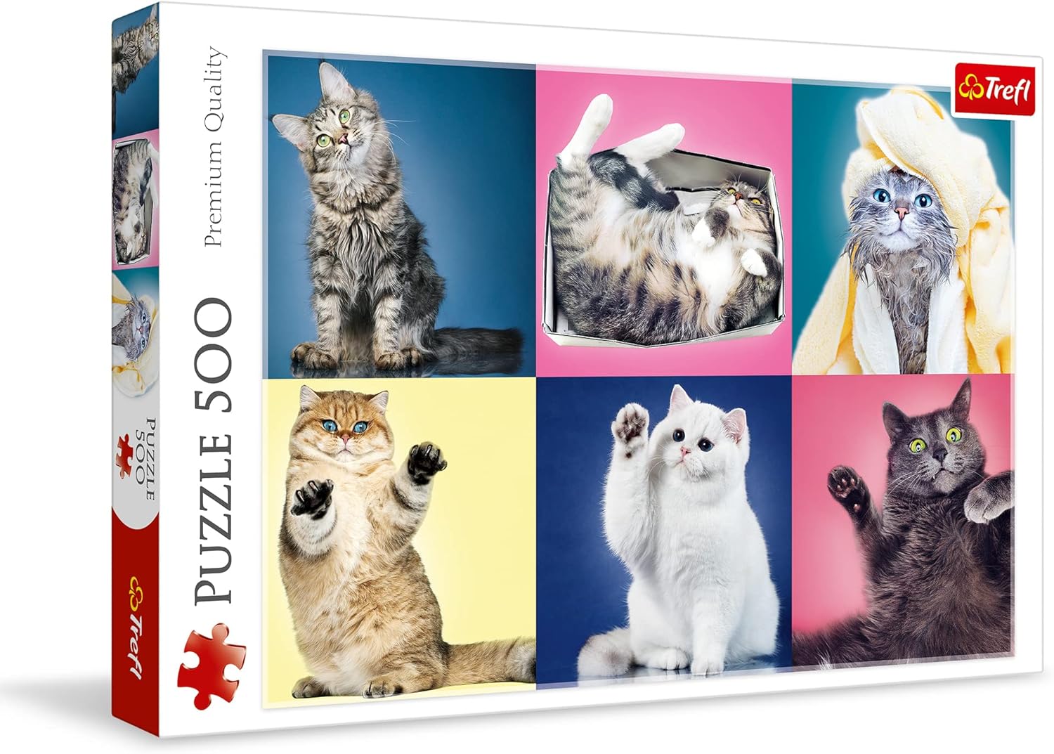 007875 Puzzle 500  "Pisicile"