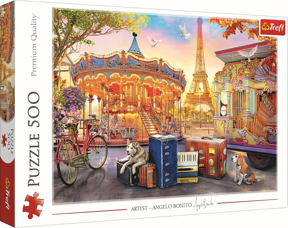 007881 Puzzle 500 "Vacanta in Paris"