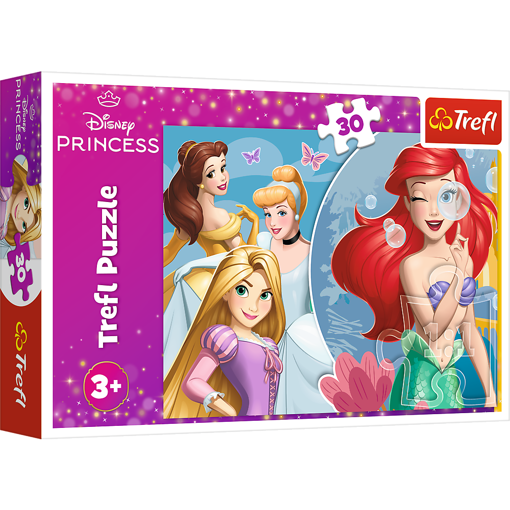 007911 Puzzle 30elem. "Ziua frumoasa a printeselor"