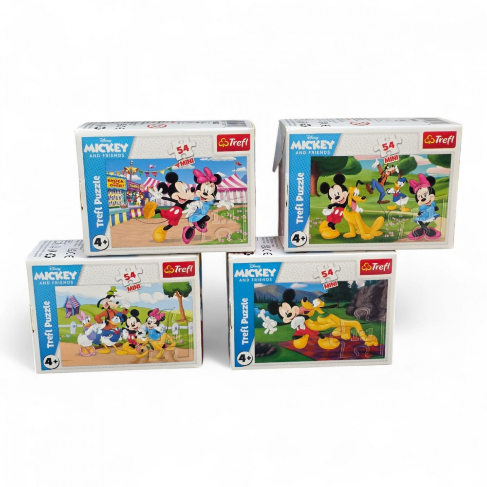 009260 Puzzle 54 mini "Crazy Adventures of Mickey Mouse"