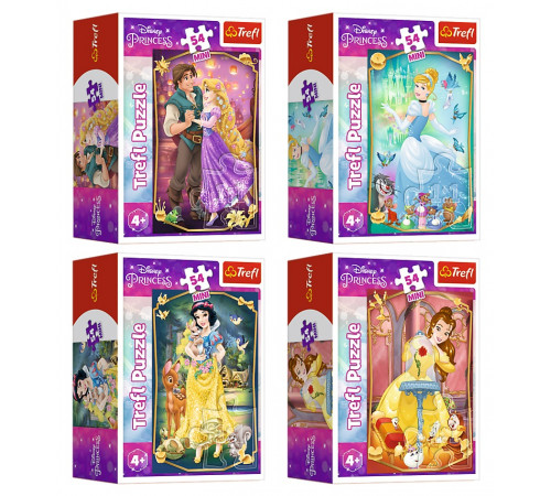 009262 Puzzle 54 mini "Beautiful Princesses"