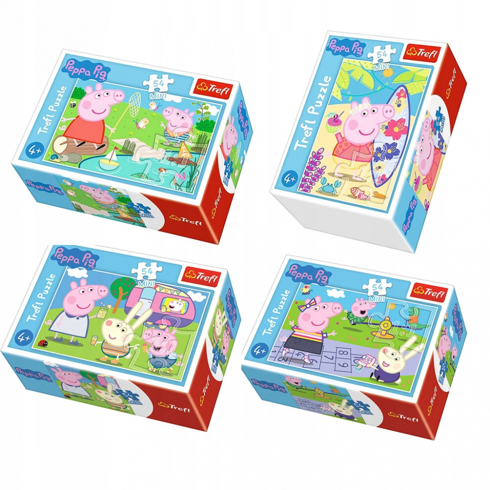 009265 Puzzle 54 mini "Happy day of Peppa Pig"