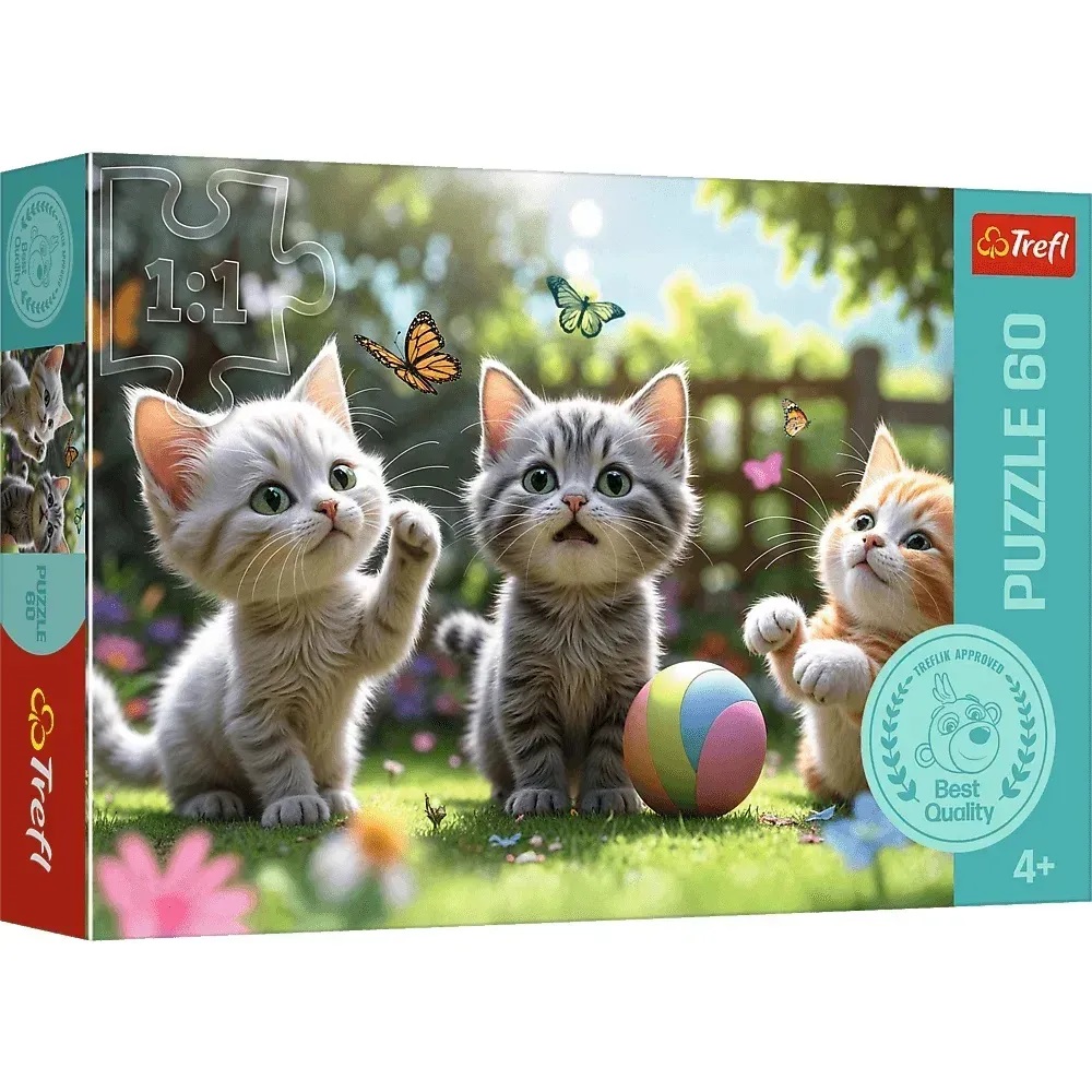 009290 Puzzle 60 "Three kittens"