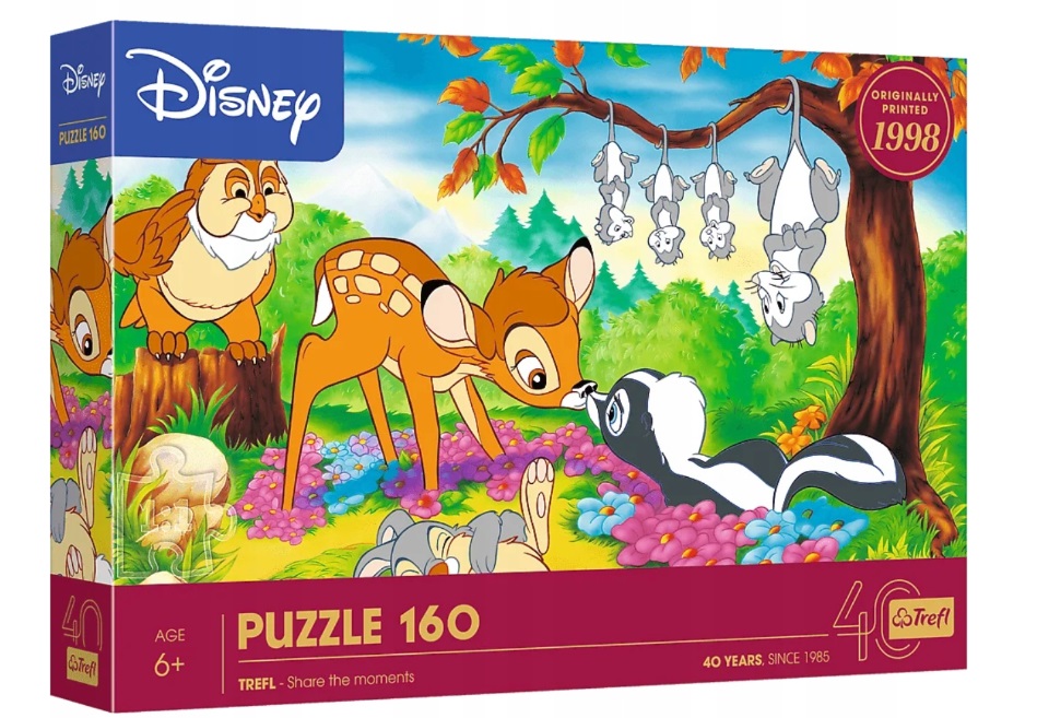 009309 Puzzle 160 "Bambi and forest friends"