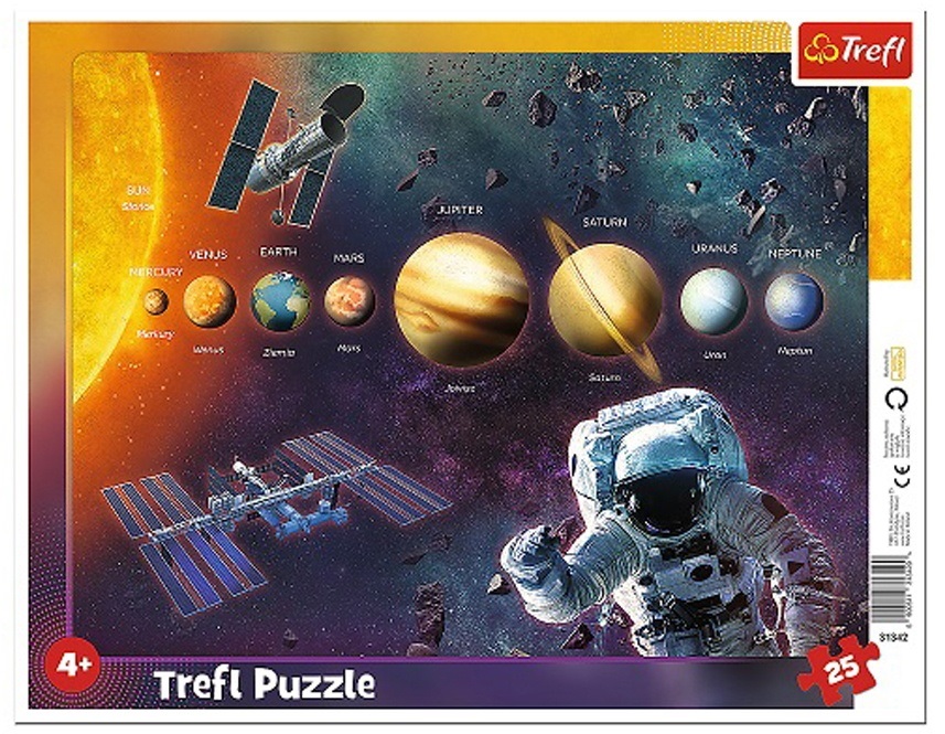 009339 Puzzle 25 elem. in rama "Sistem solar"