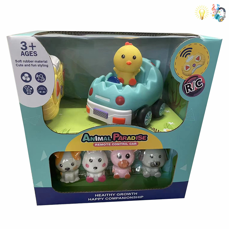 005530 Masina din vinil cu R/C cu muzica si lumina